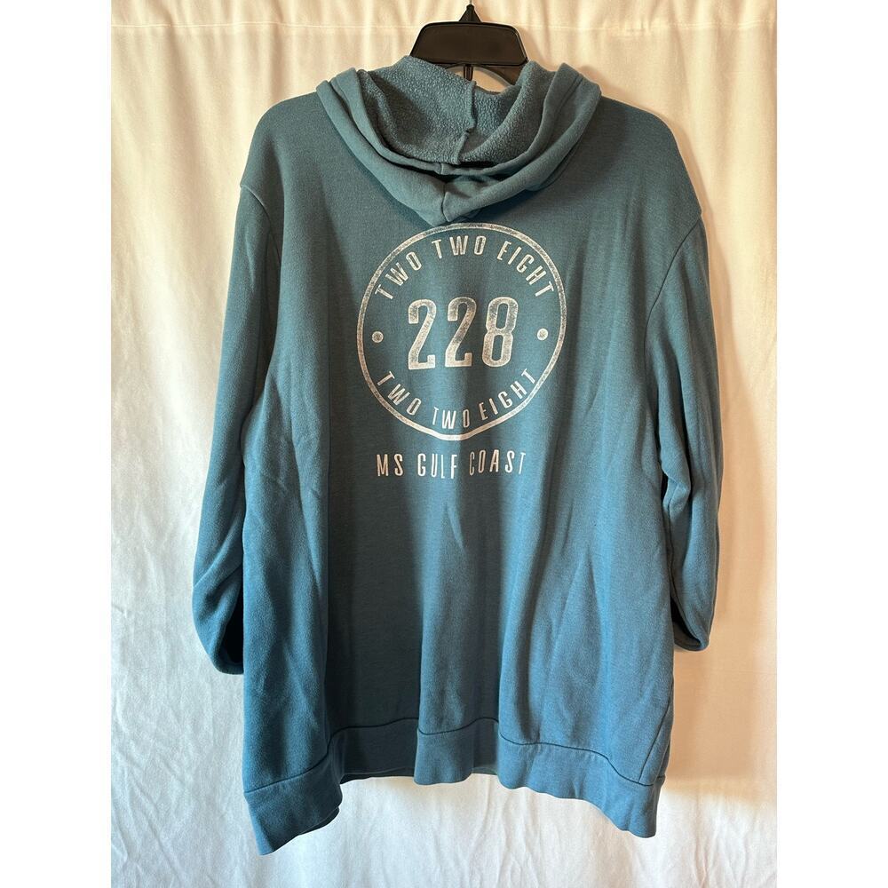 228 Mississippi Gulf Coast Hoodie Size XXL - Picture 2 of 4